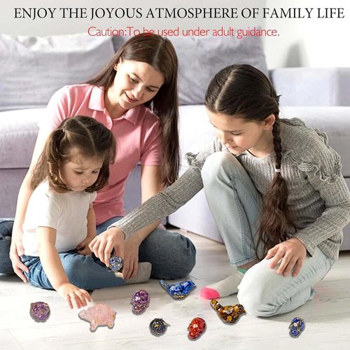 Crystal Advent Calendar 2025 - 24 PCS Gemstones, Minerals & Fossils Collection for Christmas Countdown