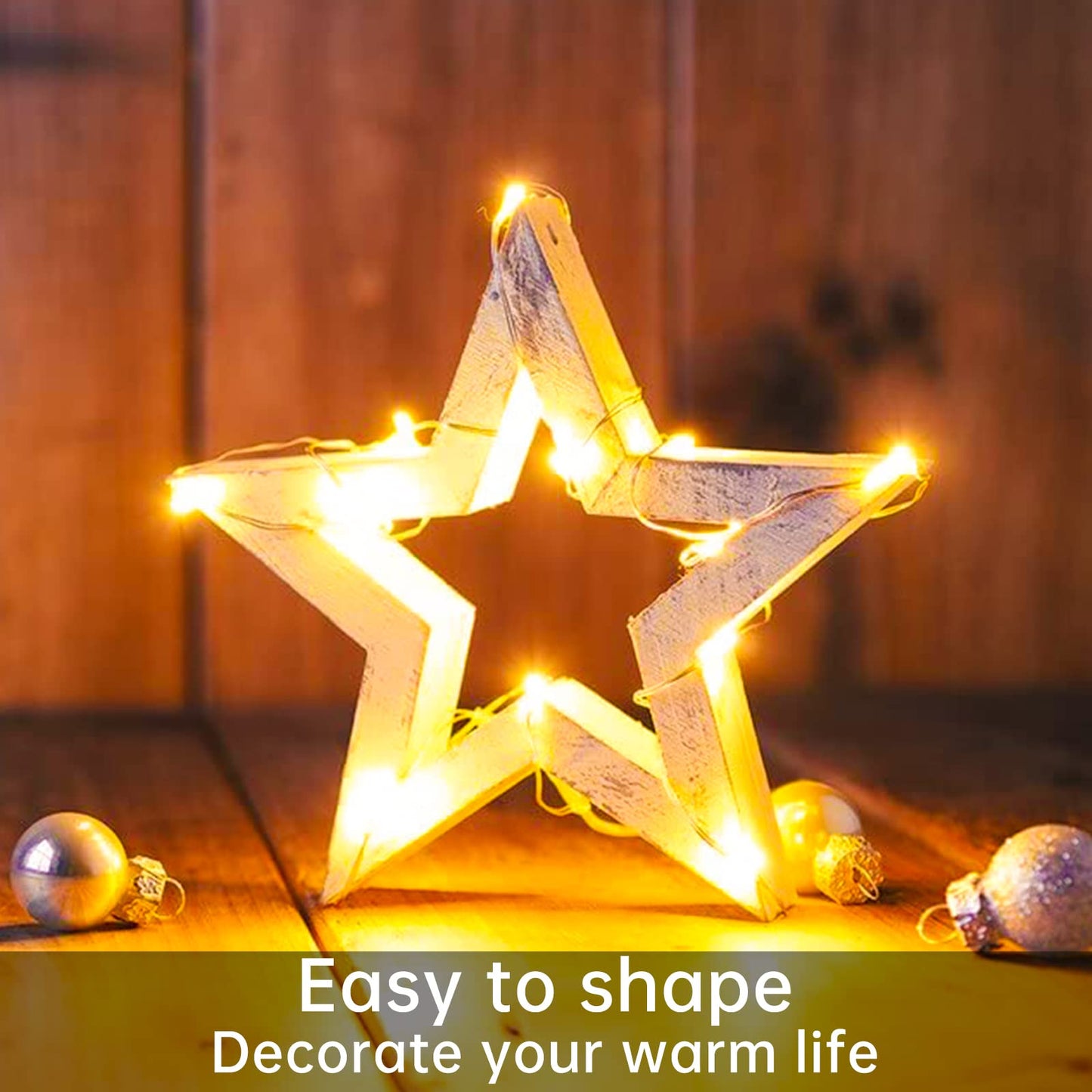 Yiaht 12 Pack Fairy Lights Battery Operated String Lights 7 Feet 20 Led Waterproof Christmas Lights Silver Wire Firefly Starry Moon Lights for Bedroom DIY Party Wedding Patio Christmas