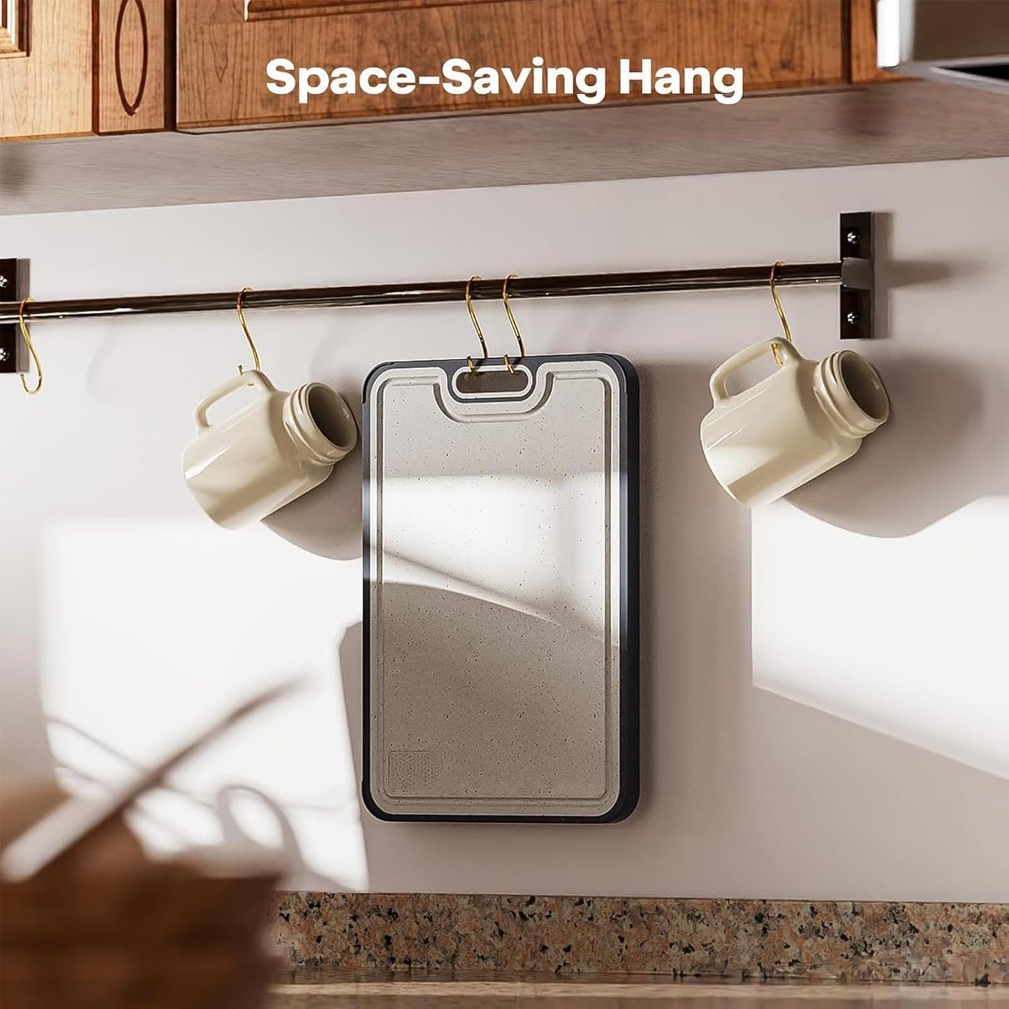 Stainless Steel Cutting Board - Non-Toxic 2-in-1 Double-Sided Design | Easy to Clean, 15” x 10”