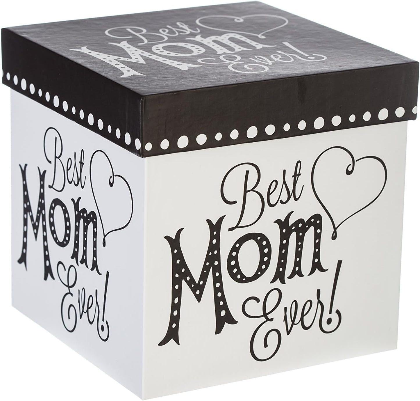Beautiful Mom Ceramic Coffee Mug with Black Ink & Gift Box - 6x5x4 Inches