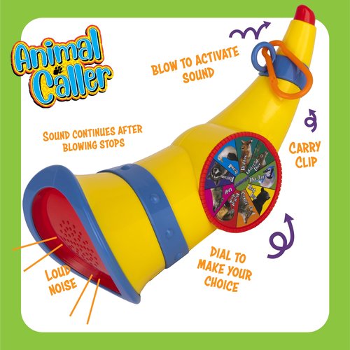 Animal Caller for Kids – Outdoor Toy for Boys Ages 3 4 5 6 7 – Birthday Gift with 9 Real Animal Sounds – Nature Fun with Batteries Included