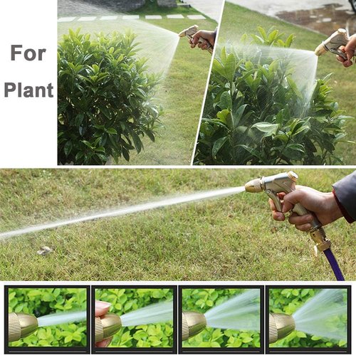 FANHAO Heavy Duty Metal Garden Hose Nozzle - Durable & Adjustable | Perfect for All Watering Needs