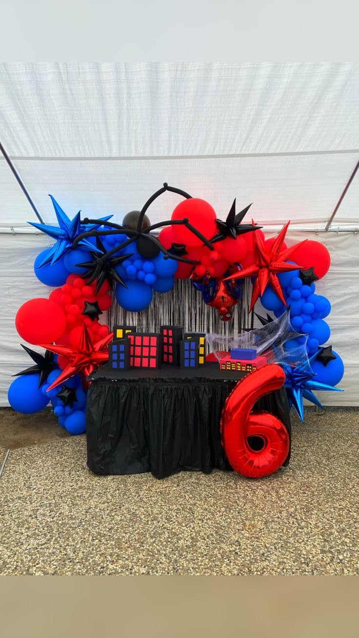 Red Number 9 Balloon 40 Inch, 9th Birthday Party Decorations for Children, Giant 9 Foil Balloon for Party Supplies