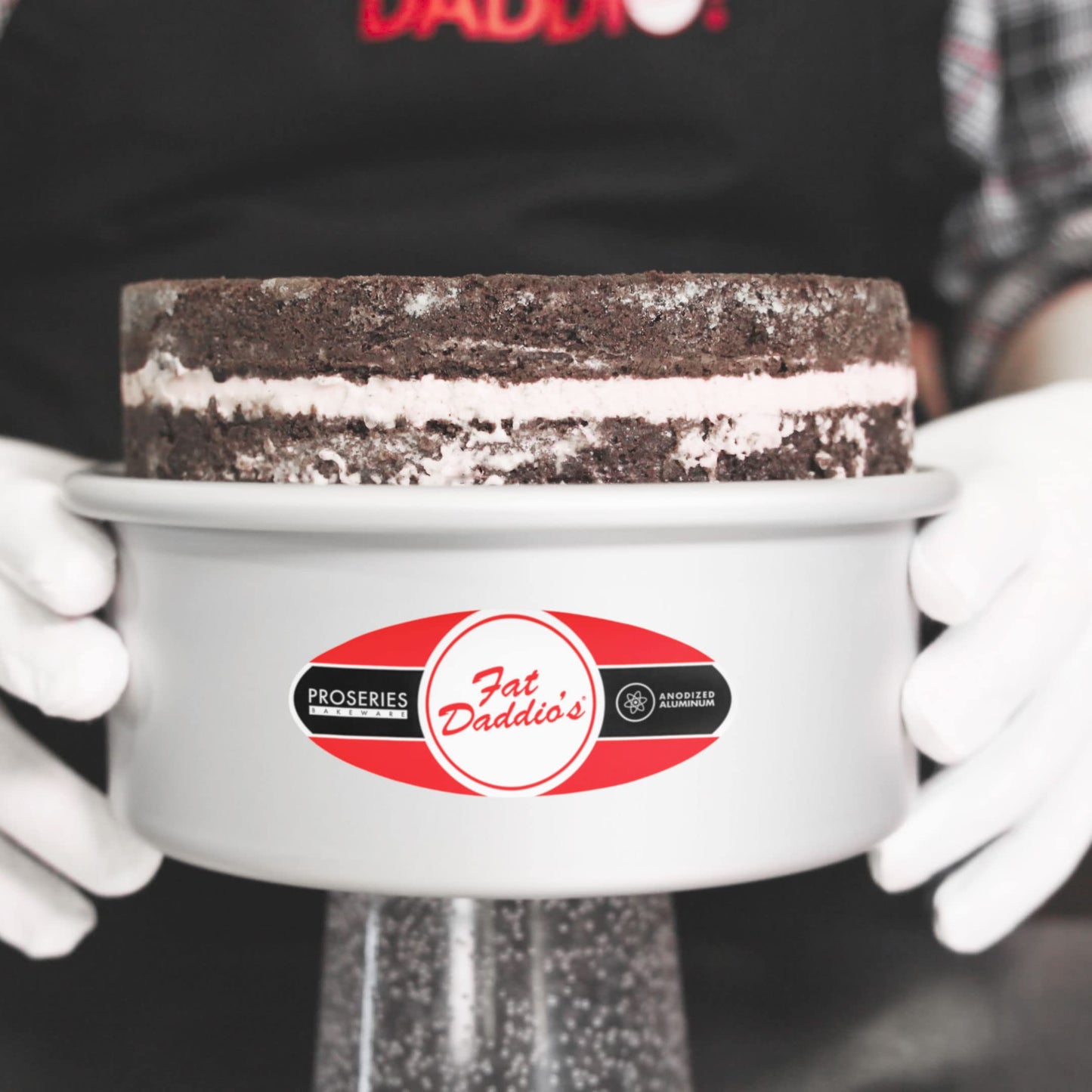 Fat Daddio's PCC-83 Anodized Aluminum Round Cheesecake Pan, 8 x 3 Inch