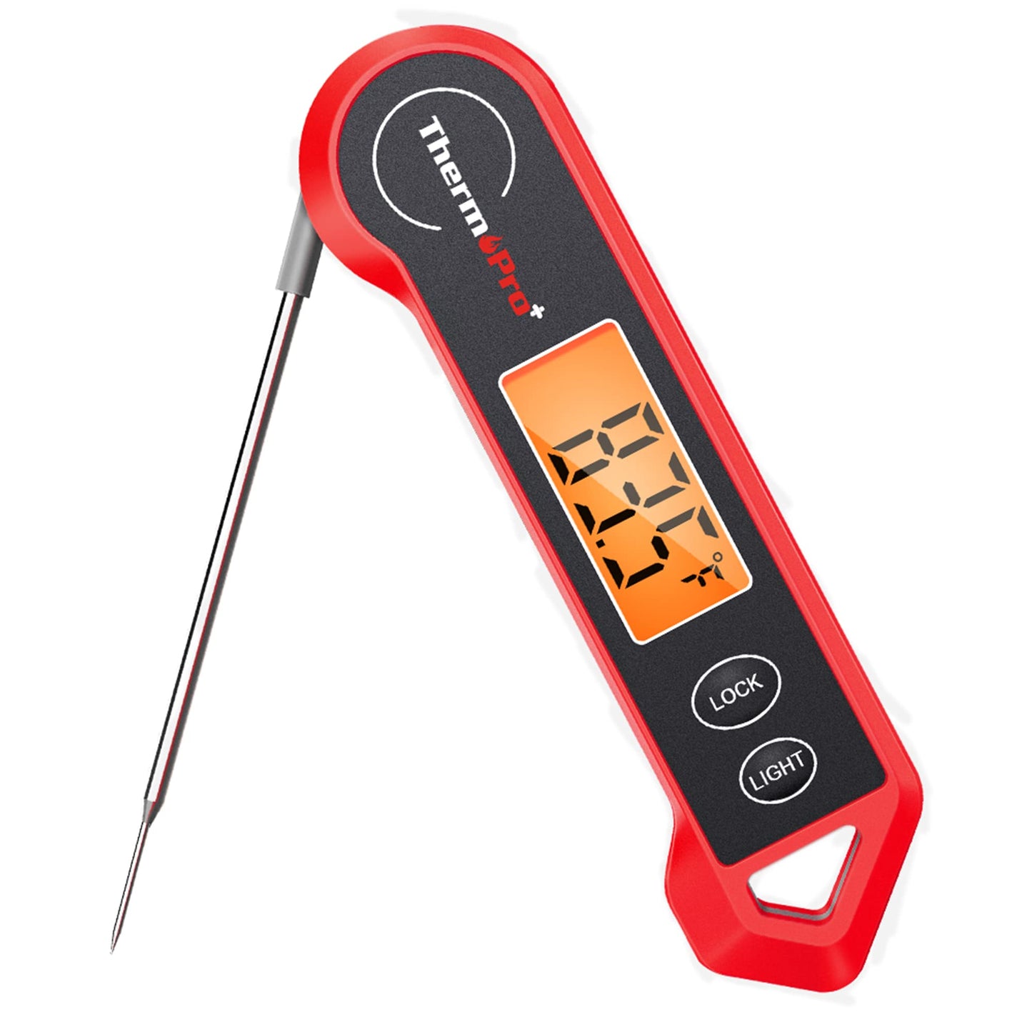 TempPro TP19H Waterproof Digital Meat Thermometer for Grilling with Ambidextrous Backlit and Motion Sensing Kitchen Cooking Thermometer for BBQ Grill Smoker Oil Fry Candy（Previously ThermoPro）