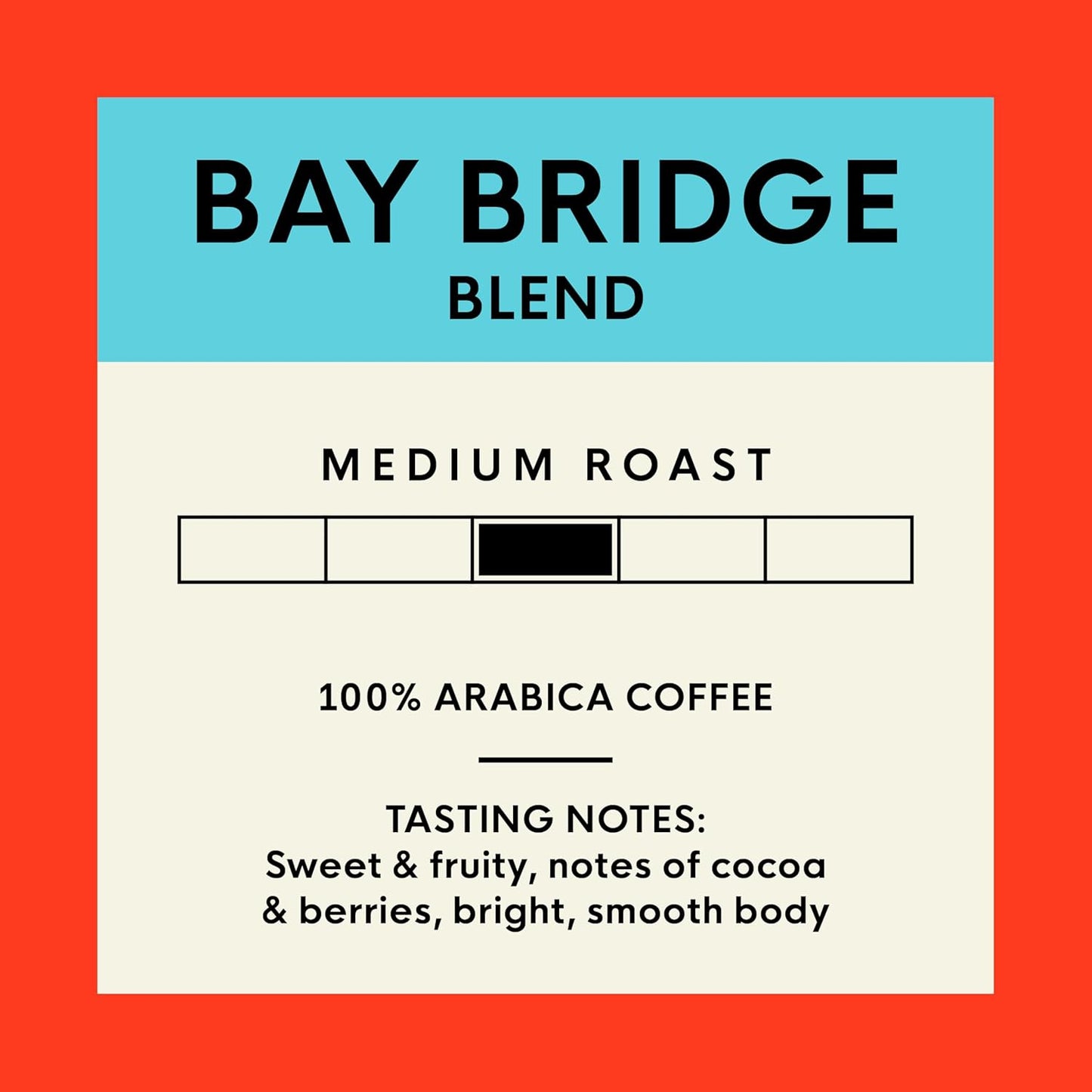 San Francisco Bay K-Cup Coffee Pods - Bay Bridge Blend | Medium Roast, 80 Count, Compostable