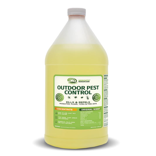 Mosquito Magician Liquid Concentrate - Pet Safe Outdoor Mosquito Repellent Yard Spray Treatment, 1 Gallon