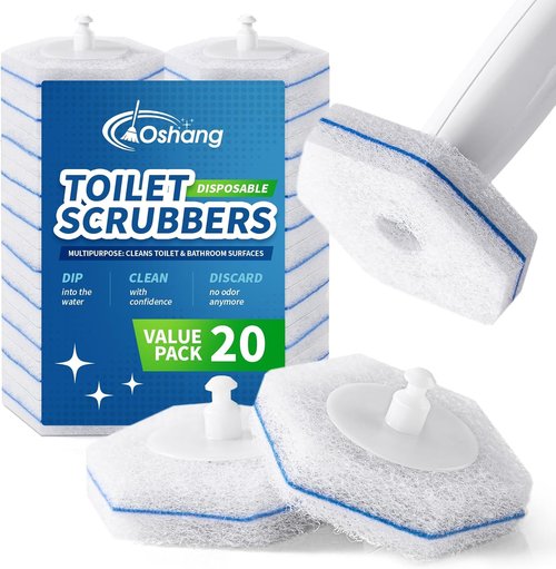 Clorox Toilet Wand Refills - Disposable Brush Heads (20 Count) for Effortless Cleaning