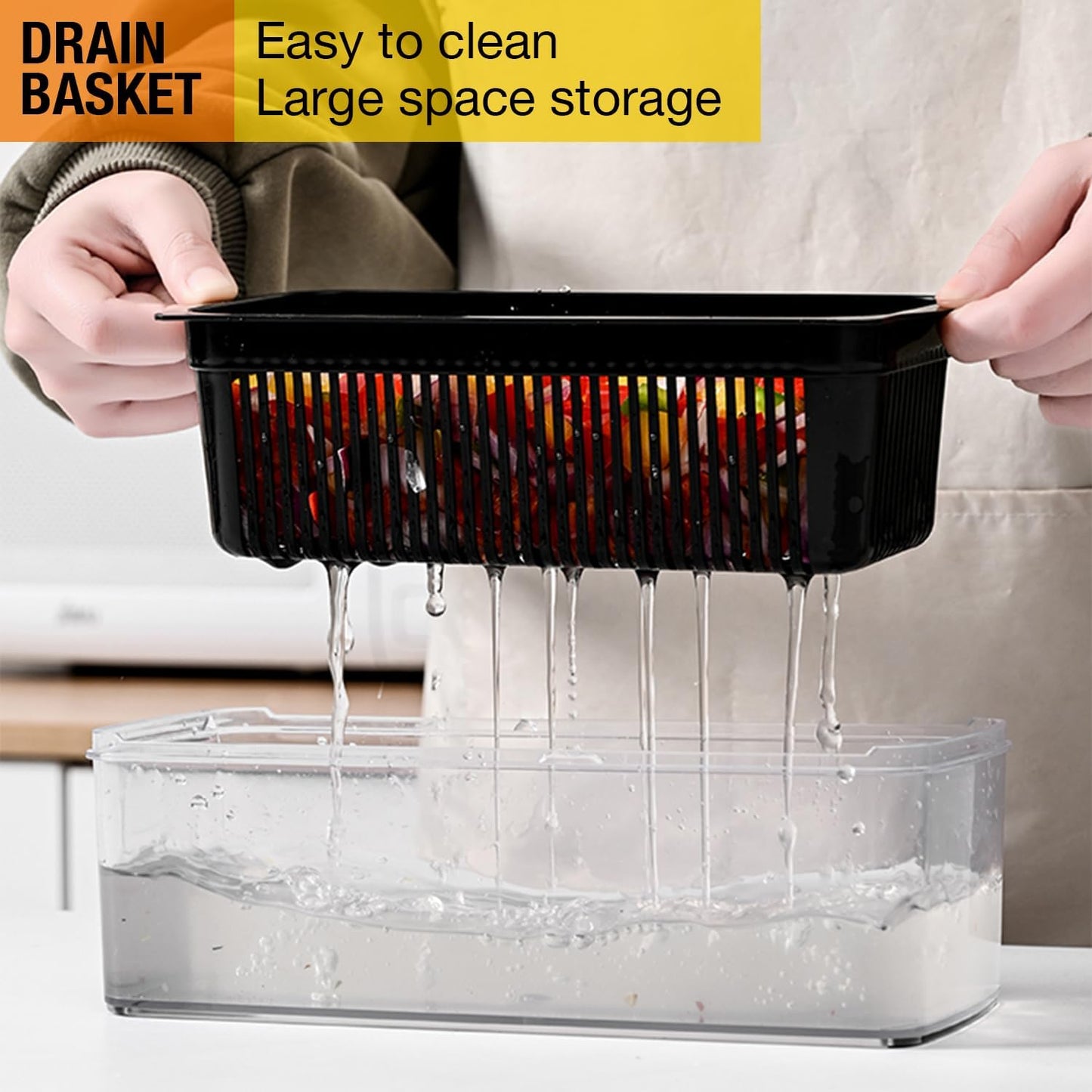 Vegetable Chopper - Skiennix 22-in-1 Veggie Dicer & Food Chopper with Container | BPA-Free & Dishwasher Safe