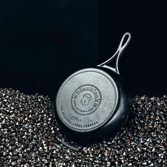 Lodge Blacklock 10.25" Triple Seasoned Cast Iron Skillet - Lightweight - Easy Cleanup - Premium Cookware