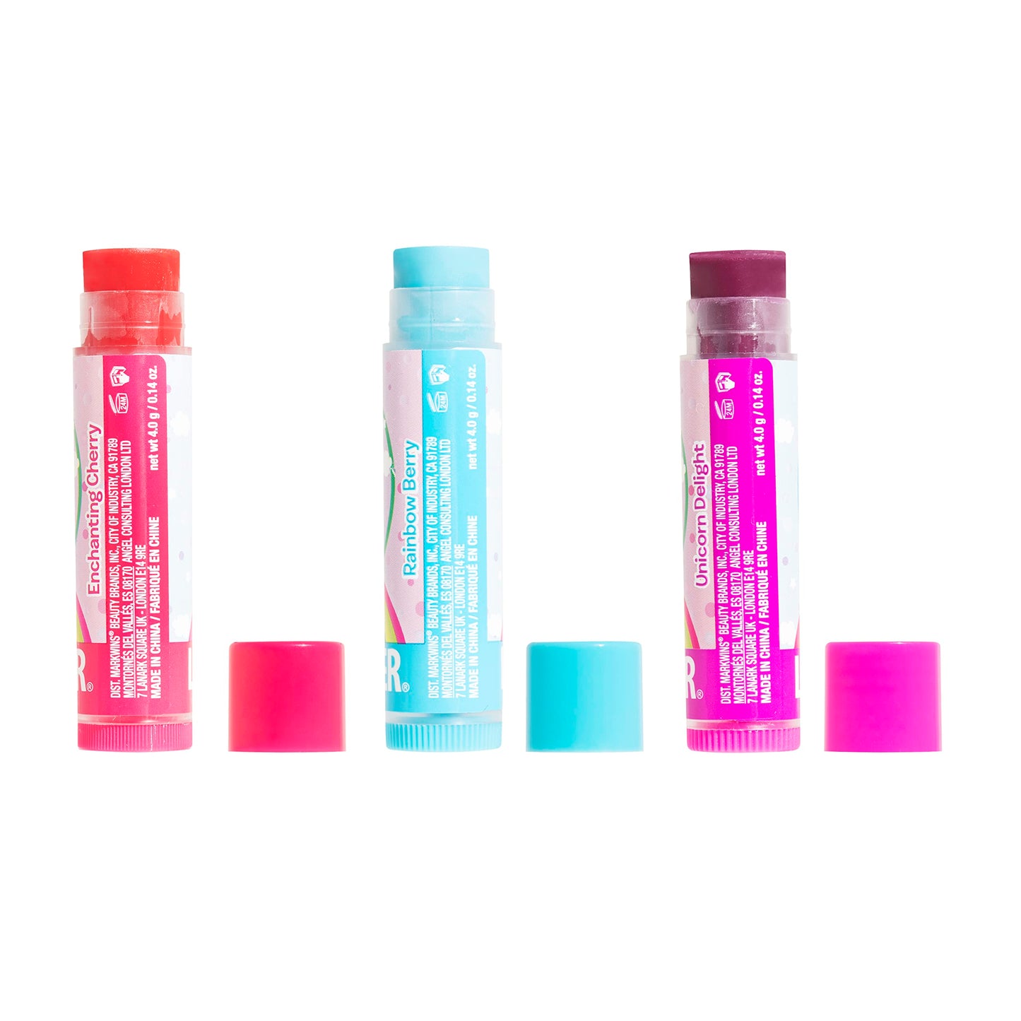 Lip Smacker Easter Lip Balm Trio Card - Moisturizing, Soothing Unicorn