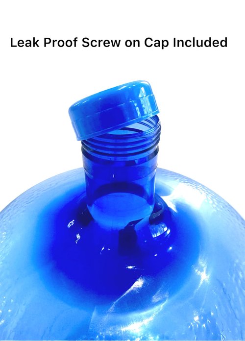 EcoForm 5 Gallon Reusable Water Bottle (Including 2 Screw On Caps) BPA Free Made In USA