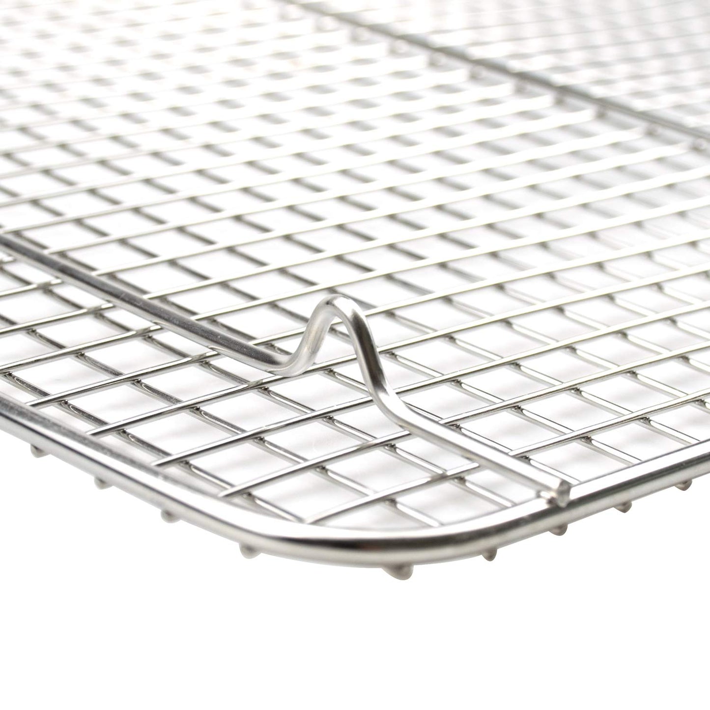 Foraineam 2-Pack Stainless Steel Cooling Rack, 11.5 x 16.5 inch Large Baking Rack Fits Half Sheet Pans, Oven Safe Wire Rack for Cooking, Roasting and Drying