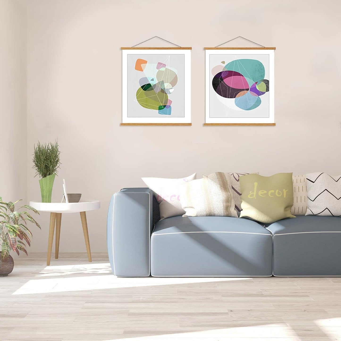 WITCOLOR Magnetic Poster Hanger Frame - 20" Wide Magnetic Wall Holder for 20x28, 20x30, 20x20, 20x16, 20x24 Posters