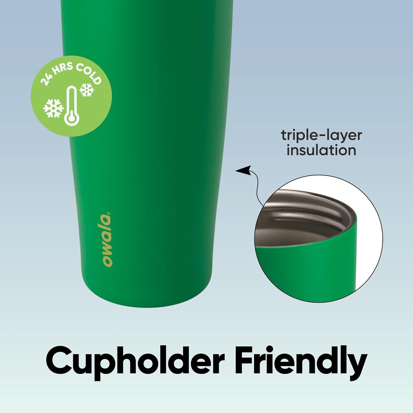 Owala FreeSip Sway Insulated Water Bottle - 40oz Stainless Steel with Two-Way Spout & Built-In Straw | Leak Proof, BPA Free, Perfect for Travel & Sports