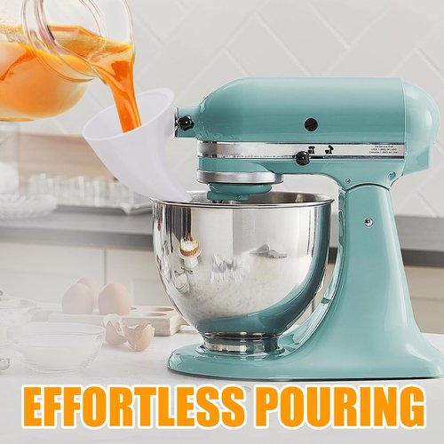**KitchenAid Flour Funnel - Guided Pouring Attachment for 5-Quart Tilt-Head Mixers**