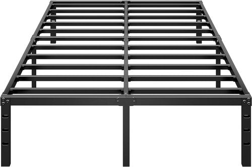 HLIPHA Metal Platform Bed Frame - 14-Inch Tall Full Size with Heavy-Duty Support Slats | Easy Assembly, Black