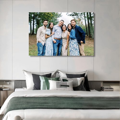 JIMUJIA Custom Canvas Art Print - Personalized Unframed Wall Decor | 20"x30" Custom Portrait for Home & Office