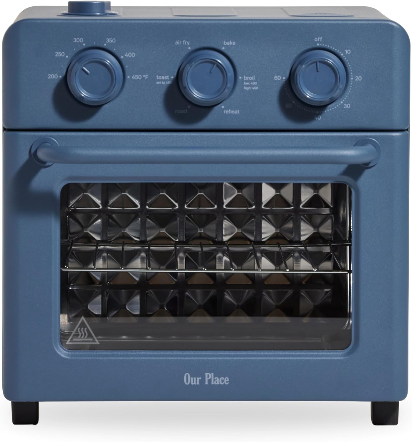 Our Place Wonder Oven - 6-in-1 Stainless Steel Air Fryer Toaster Oven Combo | 13 QT Capacity - Blue Salt