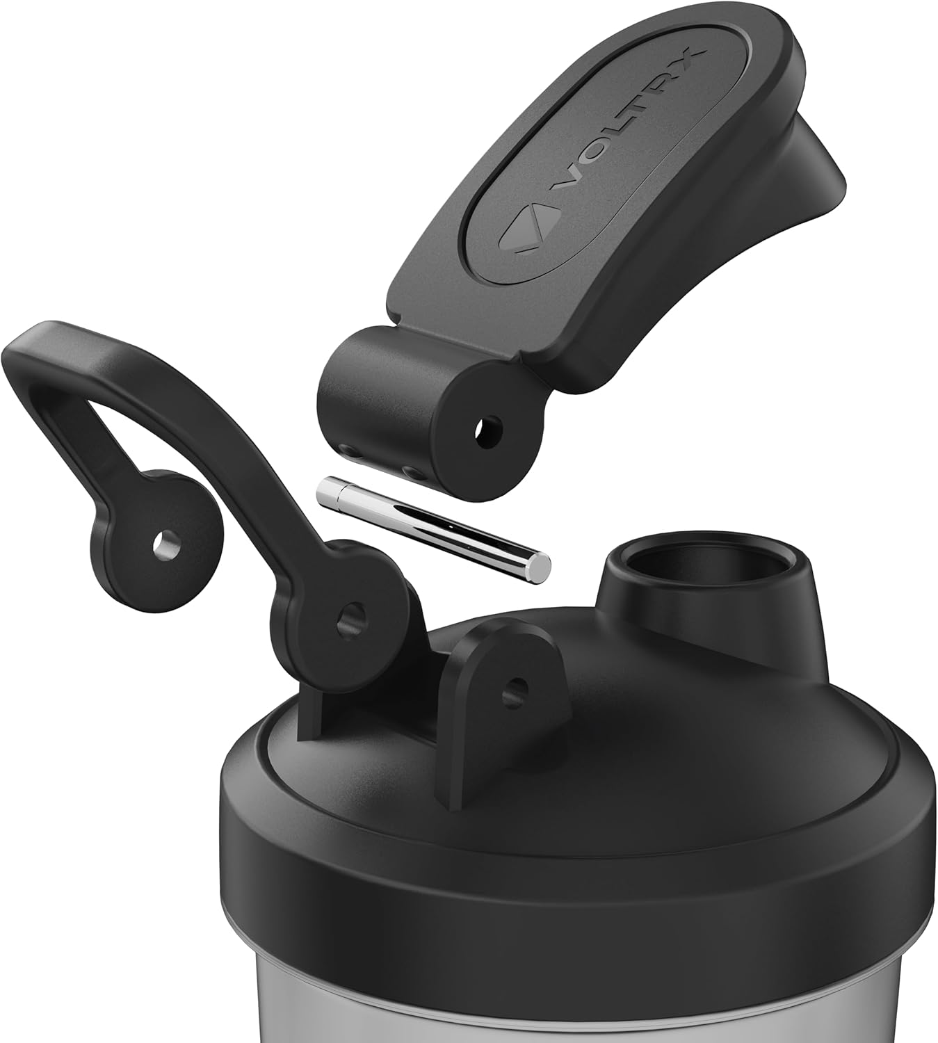 VOLTRX Premium Electric Protein Shaker Bottle - BPA-Free Tritan | 24 oz USB-C Rechargeable Mixer Cup