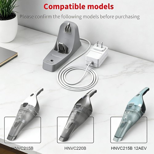 Black + Decker Charging Dock - 8.2V 150mA Replacement Charger for HNVC215B Handheld Vacuum