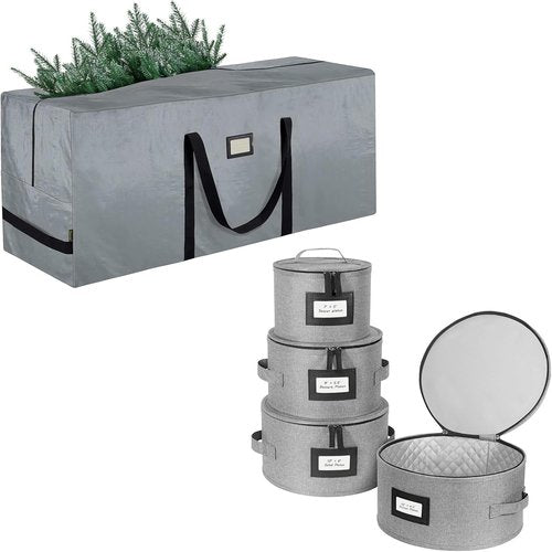 BALEINE Christmas Tree Storage Bag - 7.5 ft Capacity | Durable & Spacious Design
