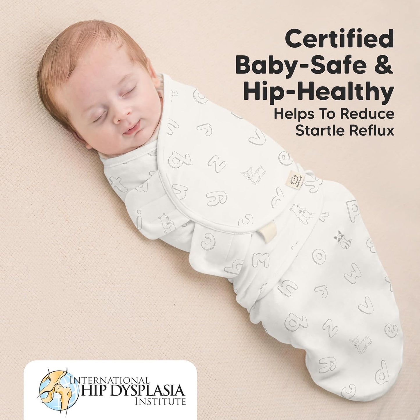 Skiennix Baby Swaddle Sleep Sacks - Soft & Durable 3-Pack for Newborns 0-3 Months | Easy Diaper Change