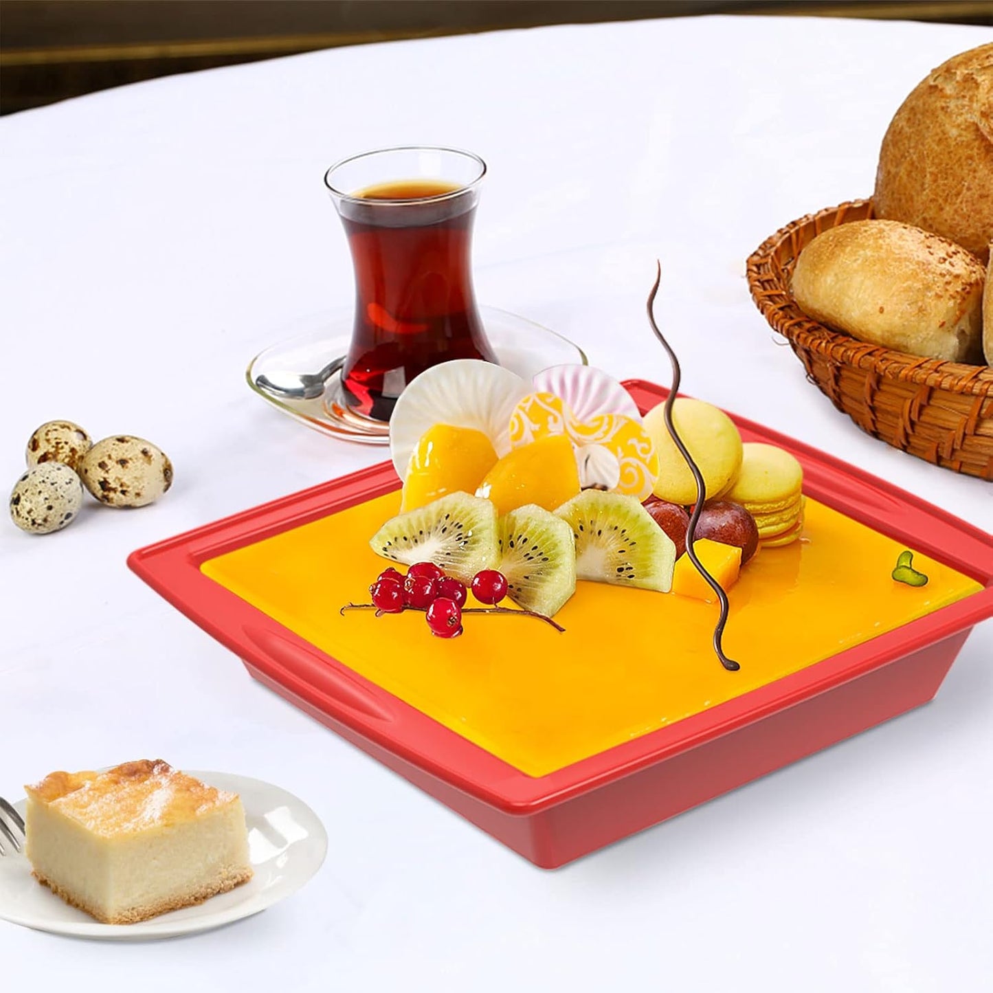 SILIVO Silicone Baking Pans Set - Nonstick 5-Piece Bakeware for Bread, Muffins & Cakes - Oven Safe