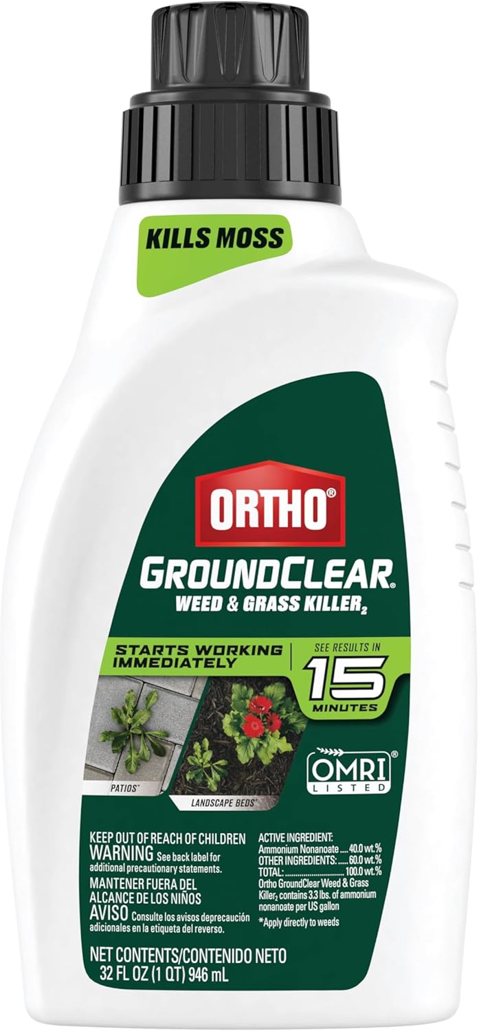 Ortho GroundClear Weed Killer Concentrate - Kills Dandelions, Crabgrass & More | 32 Fl. Oz.