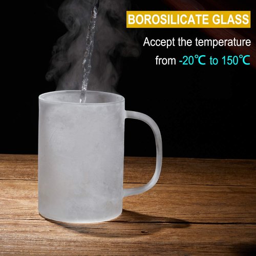 Enindel 3020.05 Glass Tea Mug with Infuser and Lid, Tea Cup, Clear, 20 OZ, GM005