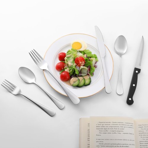 8 Pcs Dinner Forks Set, Food Grade Stainless Steel Silverware Forks, Metal Fork, Flatware Dessert Fork for Home, Kitchen or Restaurant, Mirror Polished, Dishwasher Safe, 7.3 Inches