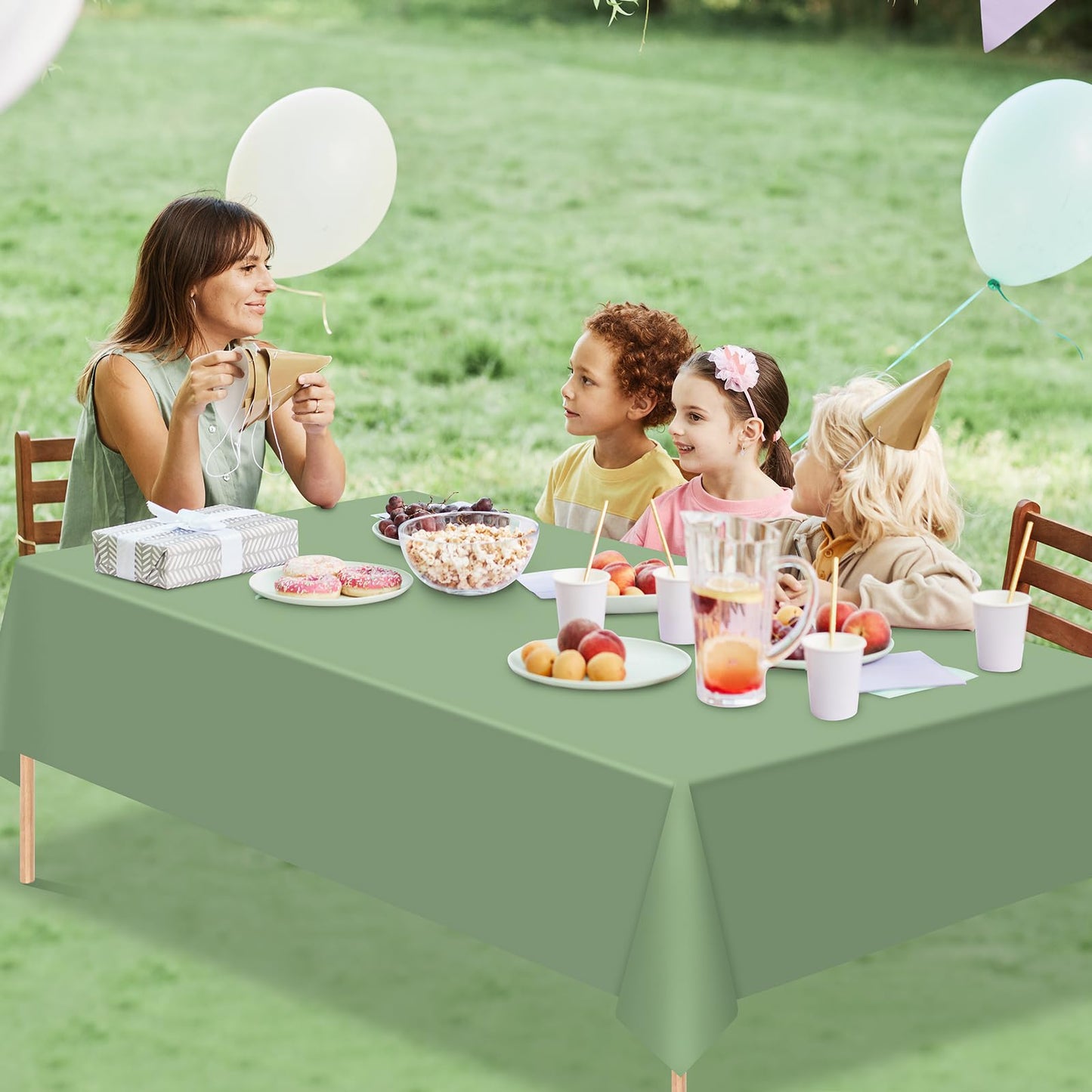 20Pack Sage Green Plastic Tablecloths for Rectangle Tables,Light Green Disposable Tablecloth,Waterproof Sage Green Table Cover for Birthday Bridal Wedding Baby Shower Party Decorations,54 X 108Inch