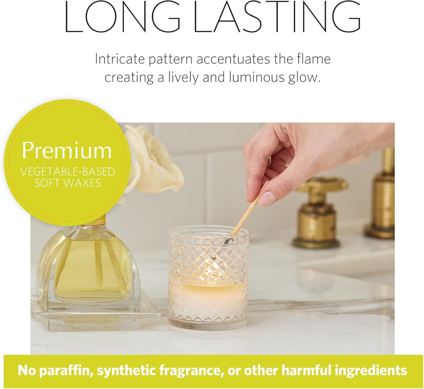 AGRARIA Scented Candles, 7 Oz, Long-Lasting Scented Candles for Home, Elegant Home Fragrance Gifts for Men and Women