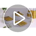 Goodluck 600 Pieces Gold Disposable Plastic Plates for 100 Guests