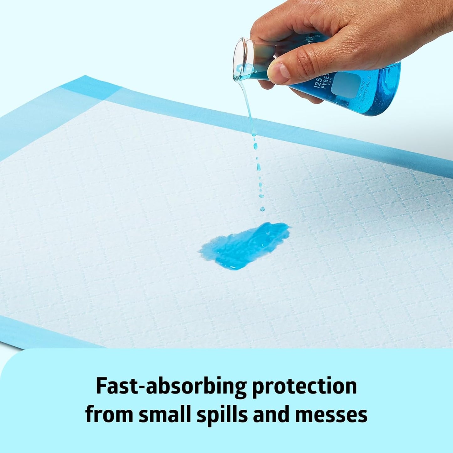 Medline Light Absorbency Underpad - Disposable Bed Protection for Incontinence | 23" x 36", 50 Count