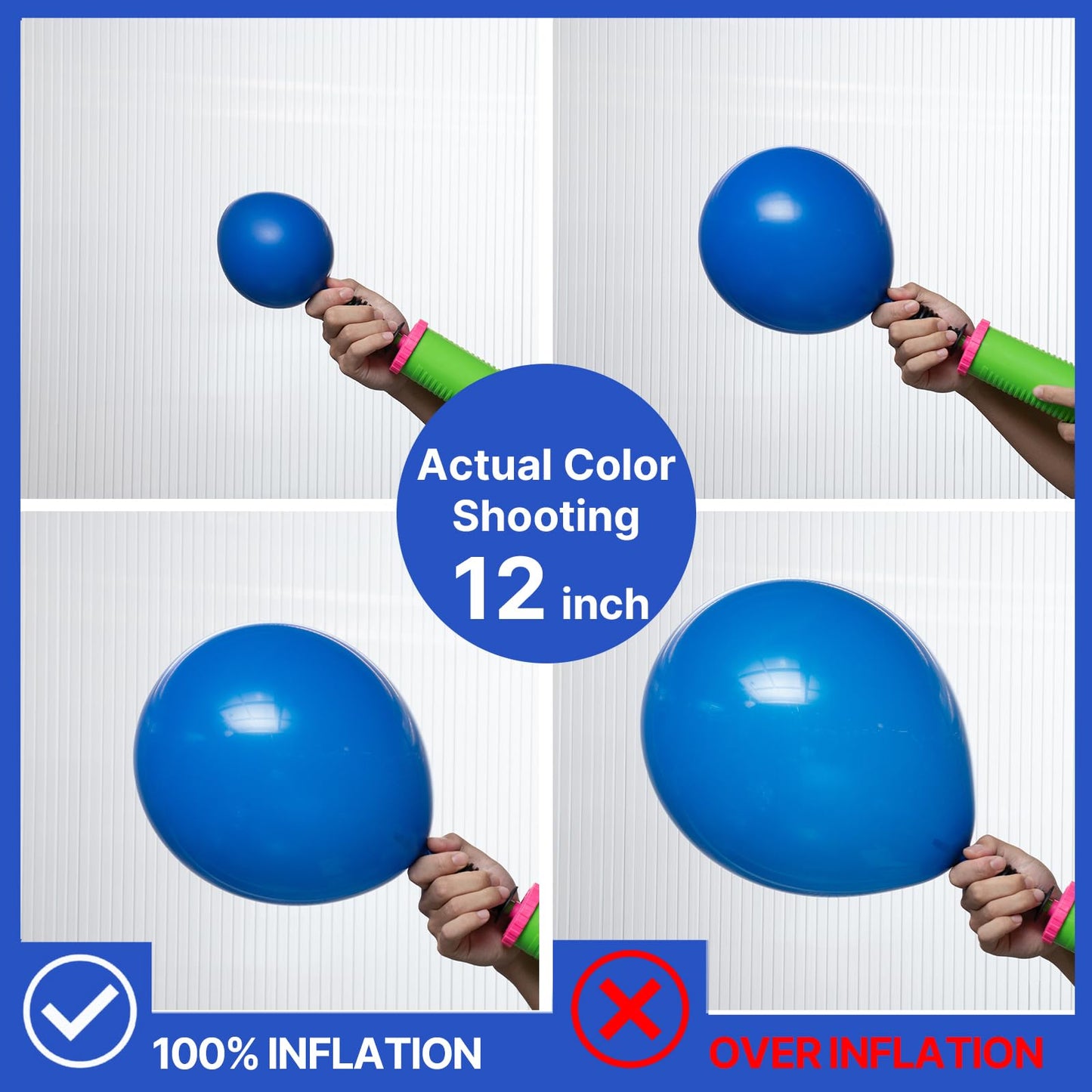 PartyWoo Royal Blue Balloons 100pcs of 5 Inch Dark Blue Latex Balloons for Wedding Baby Shower Gender Reveal Anniversary Graduation Under The Sea Men Birthday Bachelorette Party Decorations Blue-Y5
