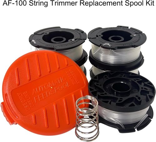 Black Decker AF1003ZP String Trimmer Replacement Spool - Compatible with Multiple Models | Durable Design