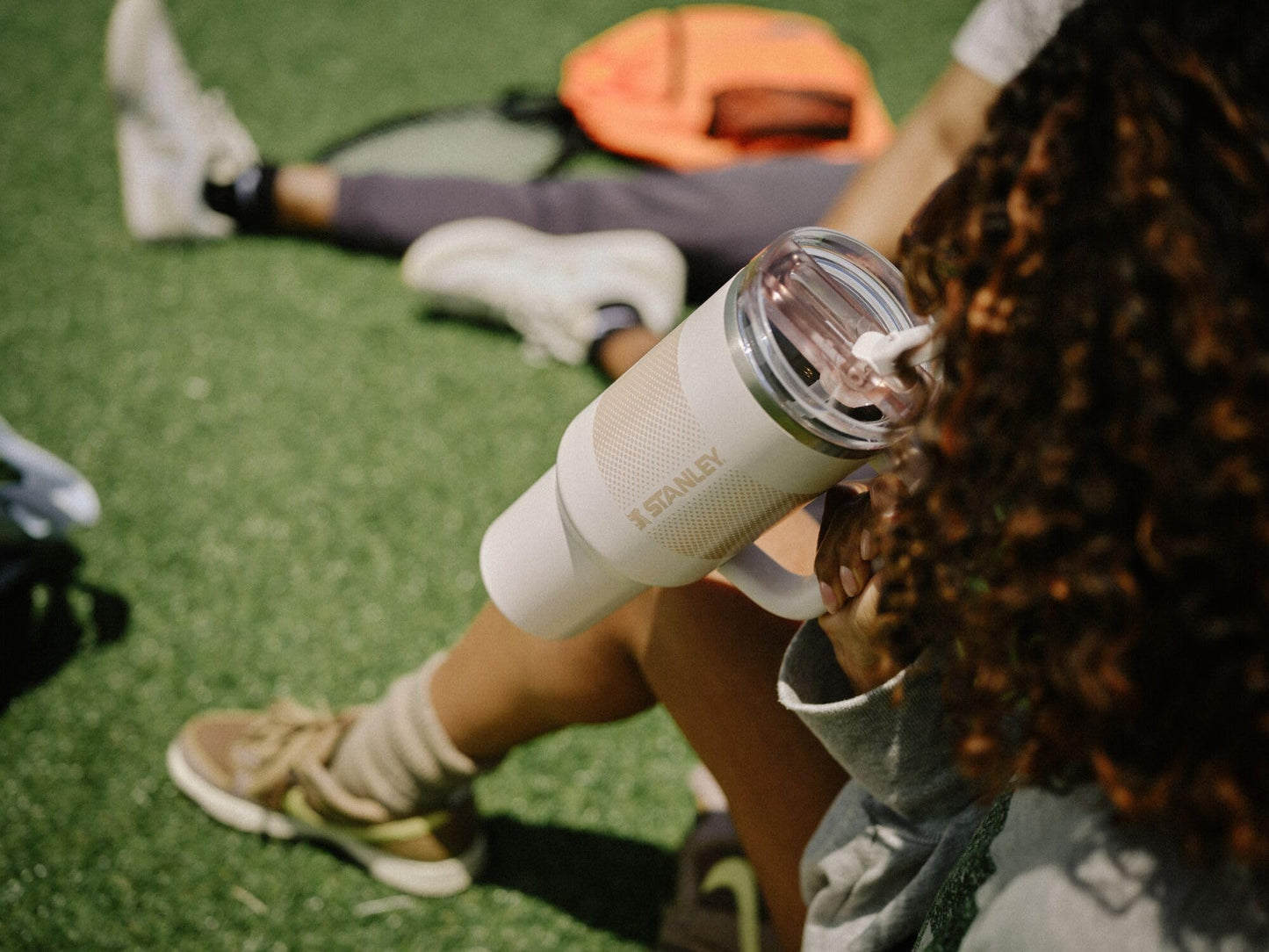 STANLEY Quencher ProTour Flip Straw Tumbler with Leakproof Lid 40 oz | Built-In Straw and Handle | Cup Holder Compatible for Travel | Insulated Stainless Steel Cup | BPA-Free | Rose Quartz Fade