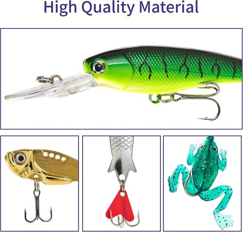 Christmas Fishing Advent Calendar 2025 - 24-Day Countdown Surprise Gift with Fishing Lures for Men & Boys