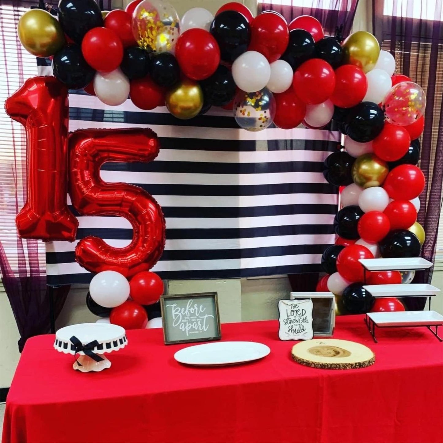 Red Foil Balloon Number 8 for Boys, 40'' Giant Self Inflating Number Balloons Set 0-9, Large Number 8 Helium Balloon for Girls Women 8th Birthday Graduation Anniversary Party Decorations Supplies