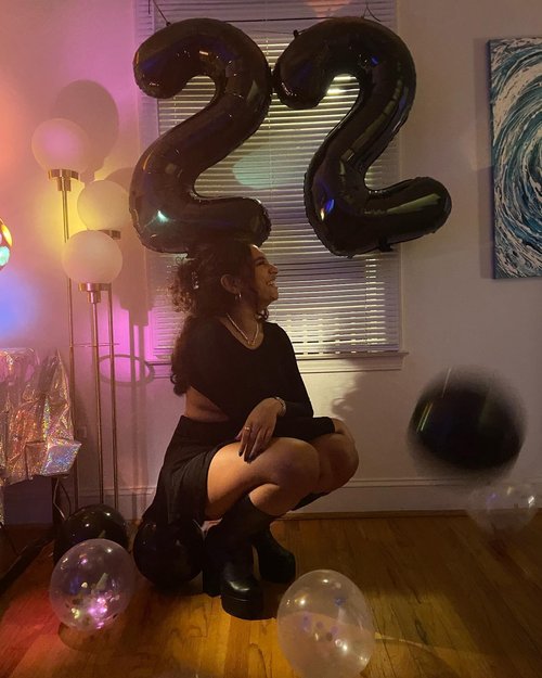 Black Number 18 Balloon 40 inch, 18 Number Balloons, 18th Black Birthday Decorations, 18 Year Old Girls Boys Party Supplies