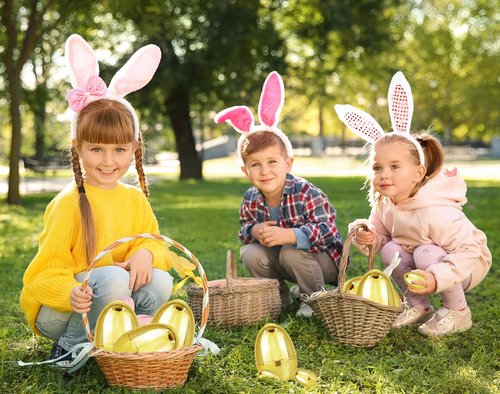 Chochkees 6 Inch Jumbo Golden Easter Eggs 6 Pack Metallic Gold, Goodie Basket Prize, 6" Inch (6-Pack)