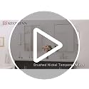 Keonjinn Brushed Nickel Bathroom Vanity Mirror 24 x 30 Inch Aluminum Frame - Variation of Brushed Nickel / 30"L x 24"W