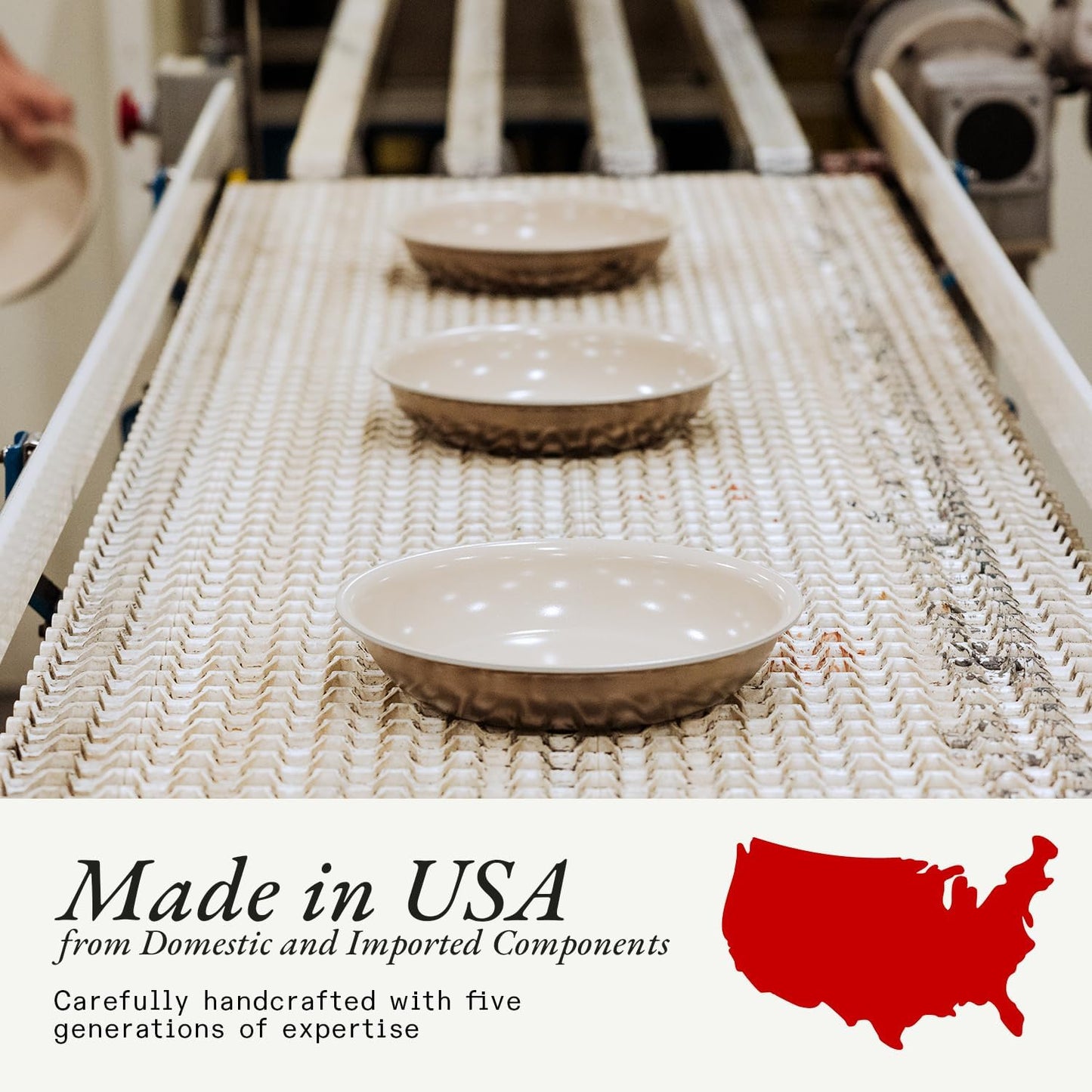 Made In Cookware 10" Ceramic Non-Stick Frying Pan | 5-Ply Stainless Clad, Stay-Cool Handle, USA-Made