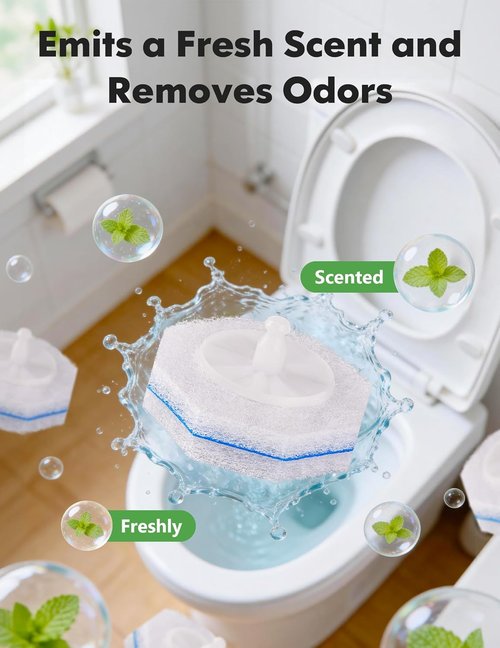 Clorox Toilet Wand Refills - 50 Count Compatible with Most Disposable Toilet Brushes for Easy Cleaning