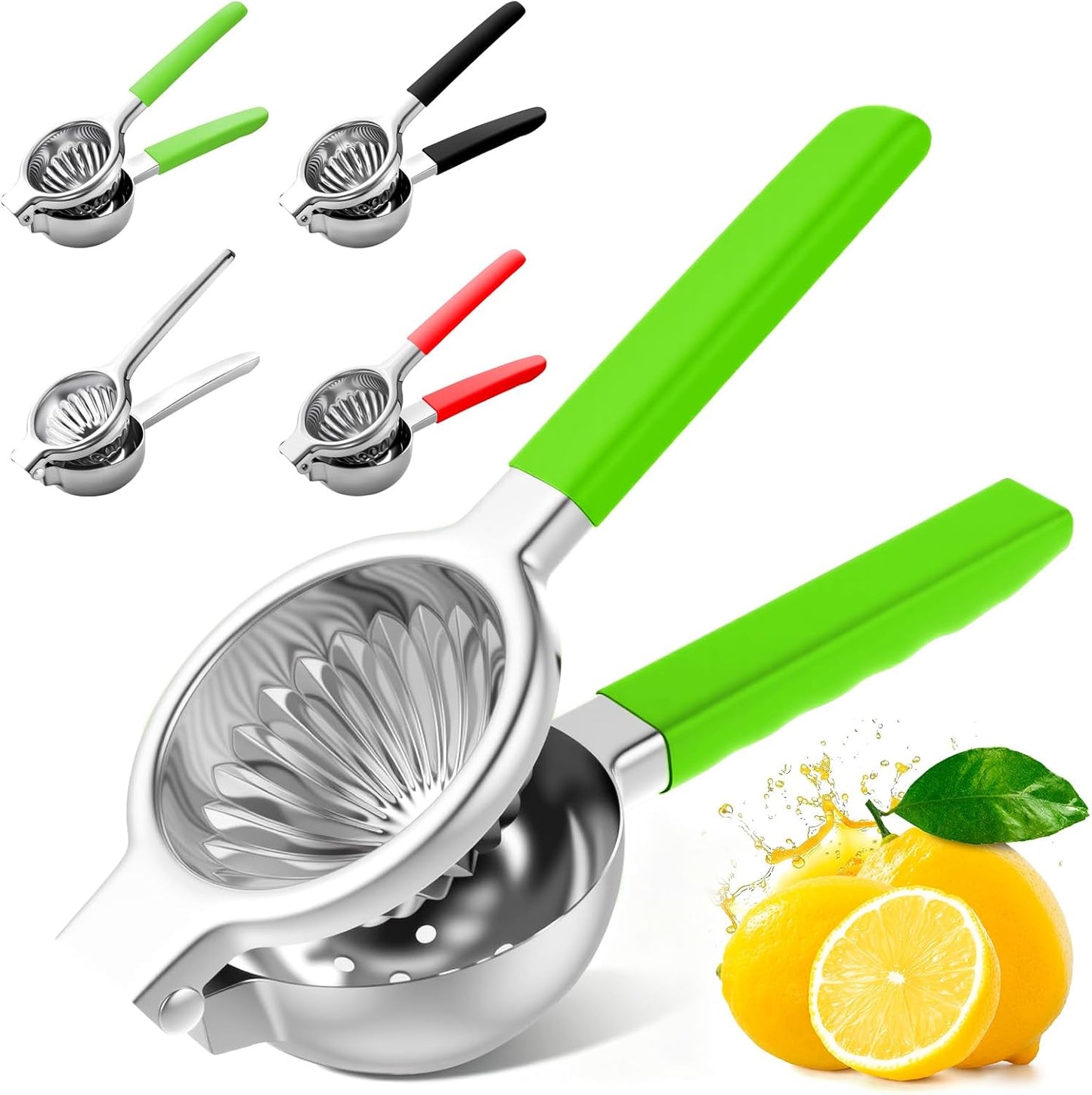 Skiennix Extra Large Lemon Squeezer - Heavy Duty Stainless Steel Citrus Juicer | Easy to Clean Hand Press
