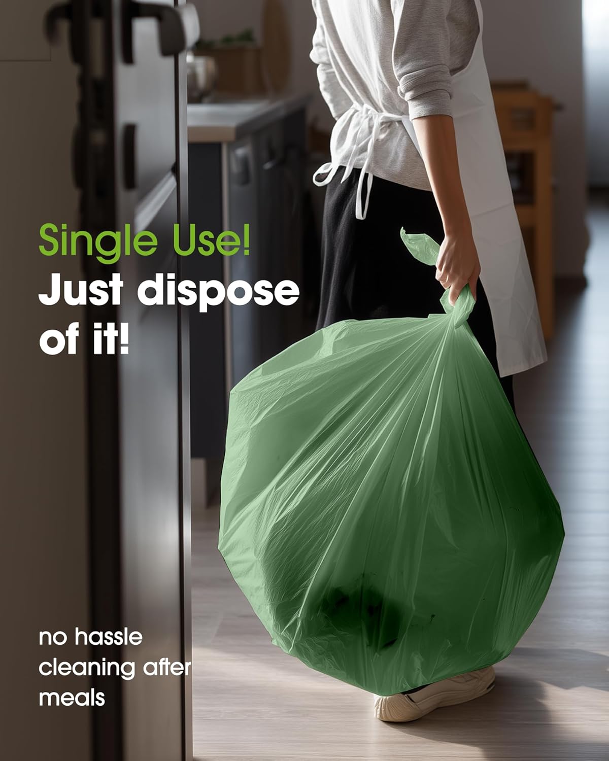Pureegg Disposable 84'' Round Table Cloths - 10 Pack, Leakproof & Sturdy, Sage Green for Easter Parties