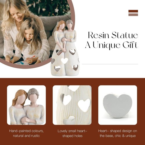 Candeldo Unique Candle Holder for Mom - Sentimental Birthday Gift from Daughter | Tealight Decor