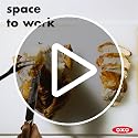 OXO Good Grips Plastic Carving & Cutting Board 21" x 14.5" - White, Dishwasher Safe