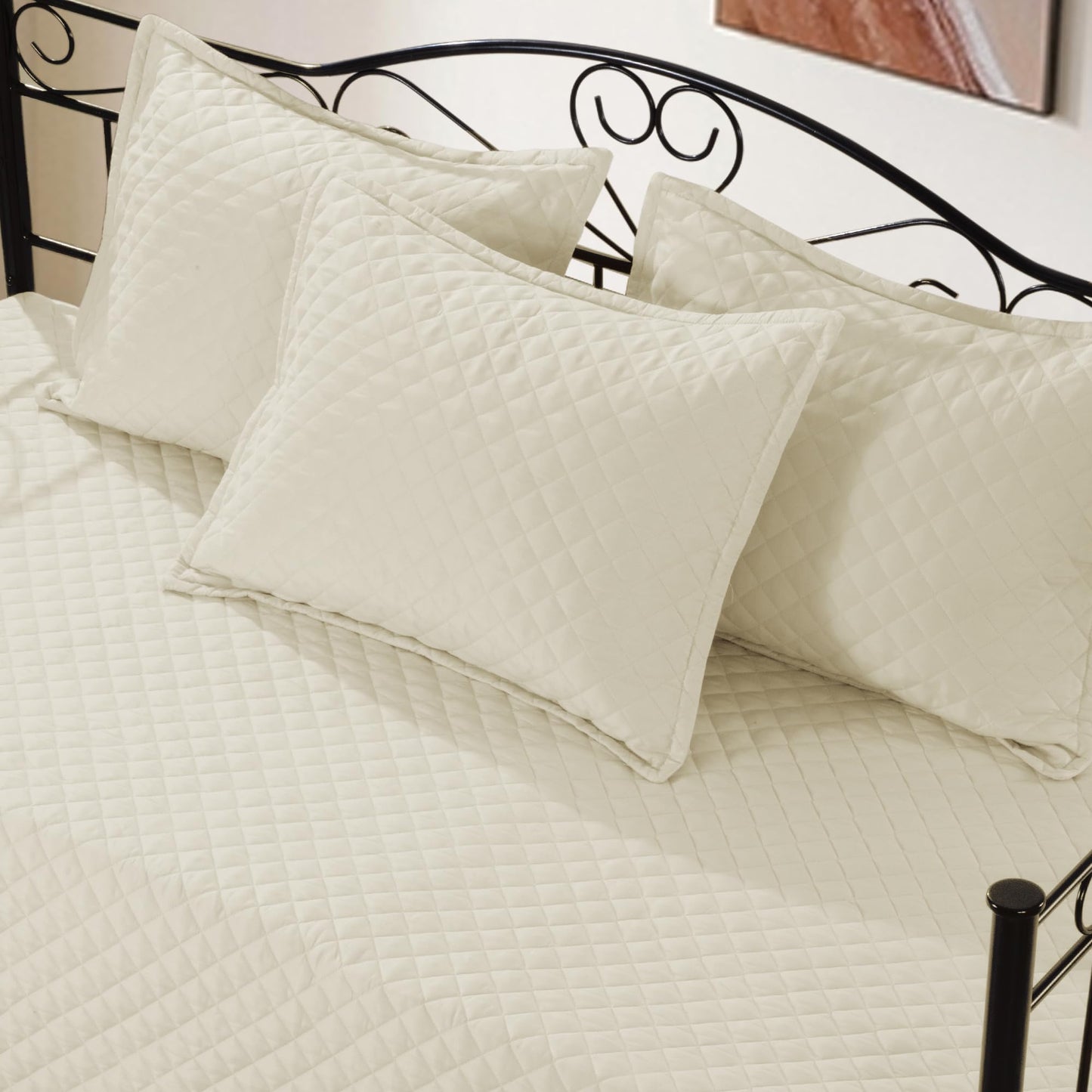 MABOZOO Daybed Covers Sets with Bedskirt for Twin Bed,5 Piece All Season Twin Size Cozy Double Sided-Quilting,Daybed Comforter Bedspread with Shames 75"x39"